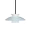 Besa Lighting Trilo 15 Stem Pendant, Frost, Bronze Finish, 1x9W LED 1TT-451325-LED-BR - alternate 1